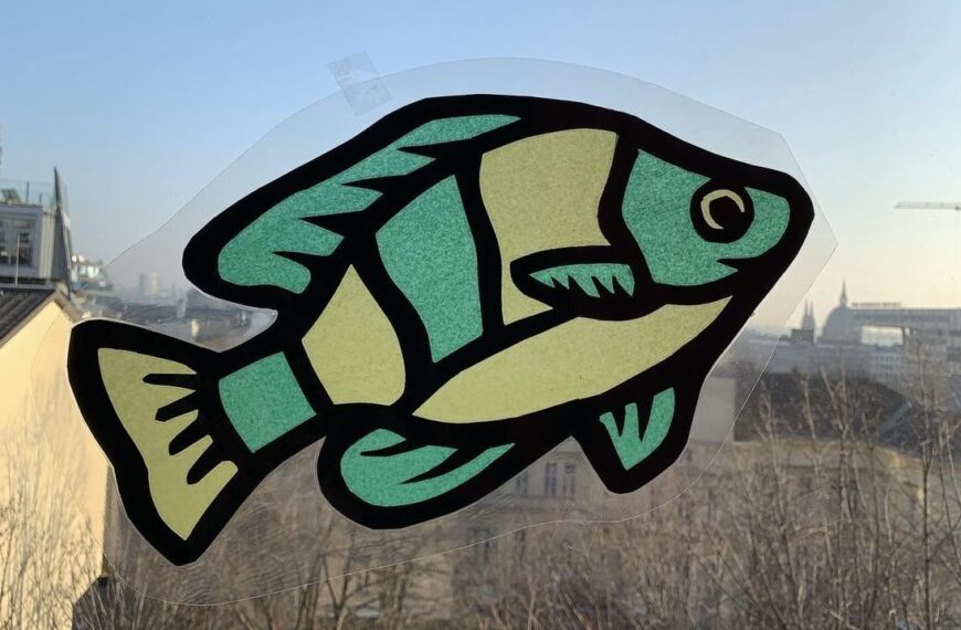 Fisch Fensterbild
