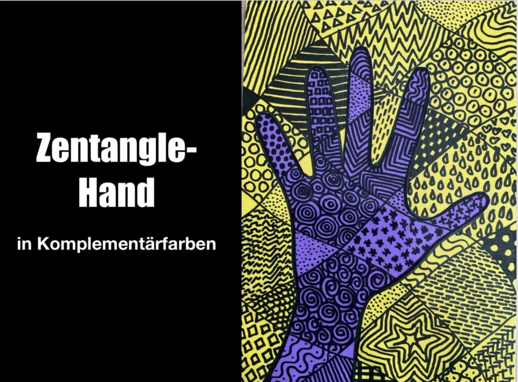 zentangle hand