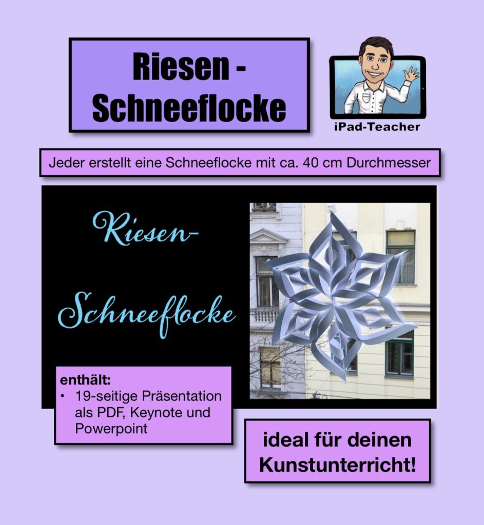Riesen-Schneeflocke