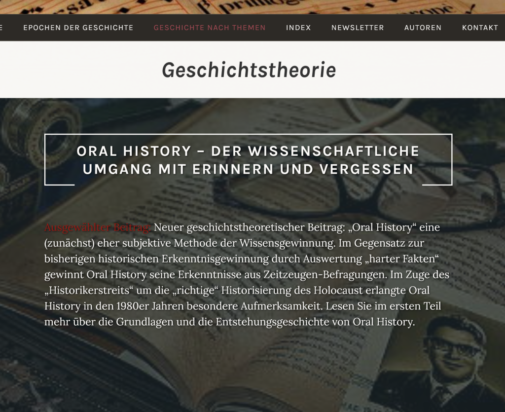 Geschichtsunterricht