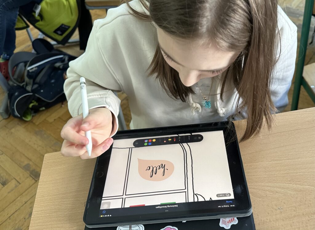 Zeichnen am iPad
