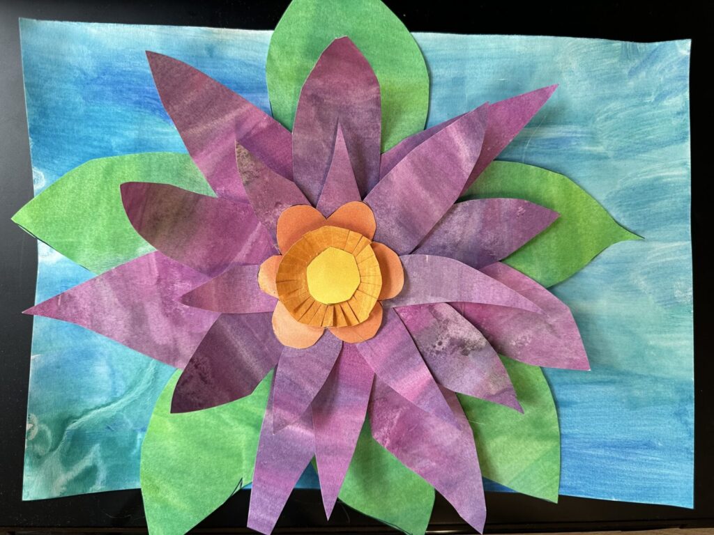 Seerose basteln