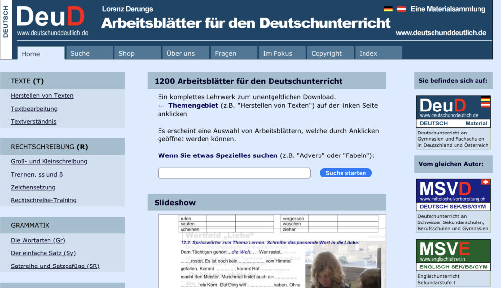 Deutschunterricht