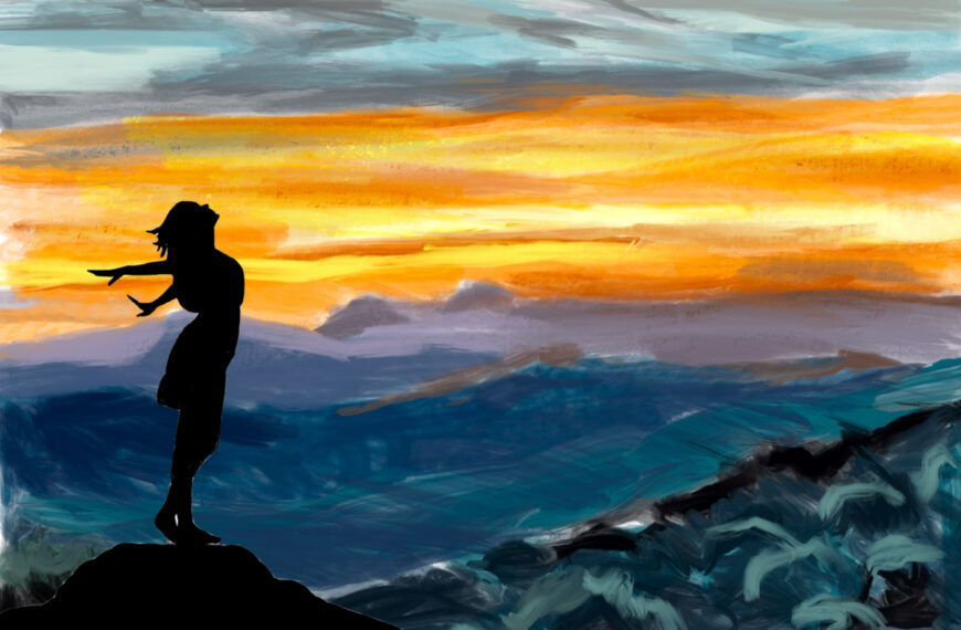 Kunstprojekt: Wo ist dein Wanderer?